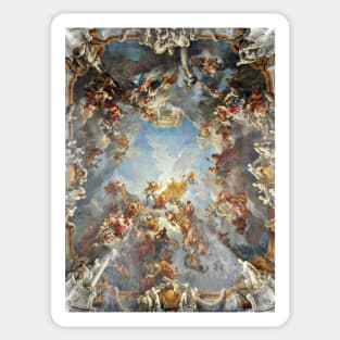 The Apotheosis of Hercules Versailles Palace Ceiling Mural Sticker